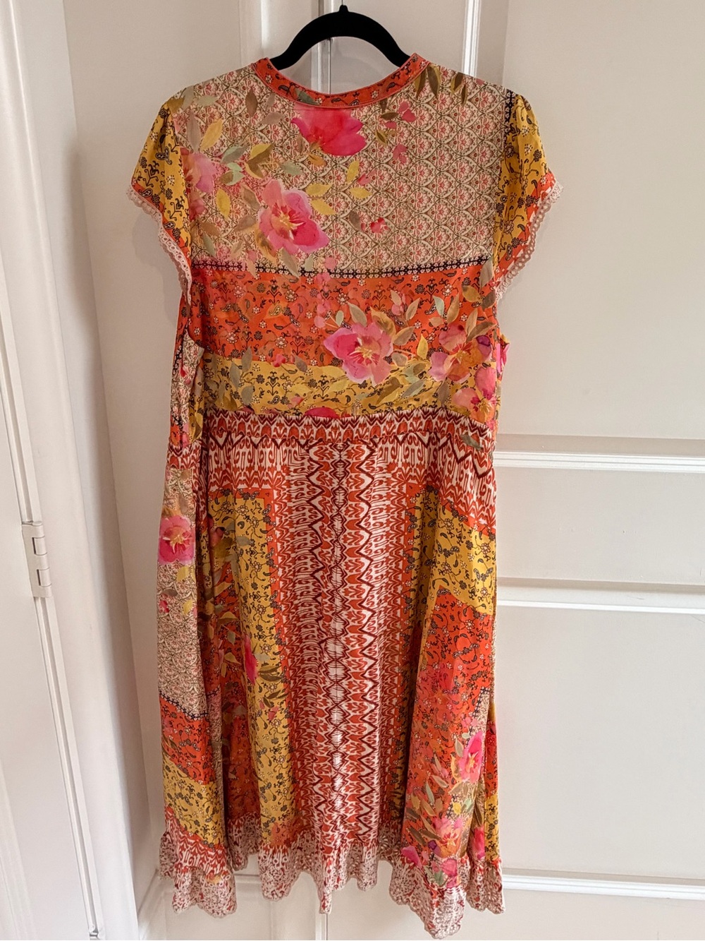 Johnny Was Eliana Lucy Silk Dress - Picture 7 of 11